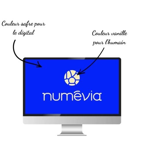 Présentation du logo Numevia - creation de site web dans le Finistère à Quimperlé