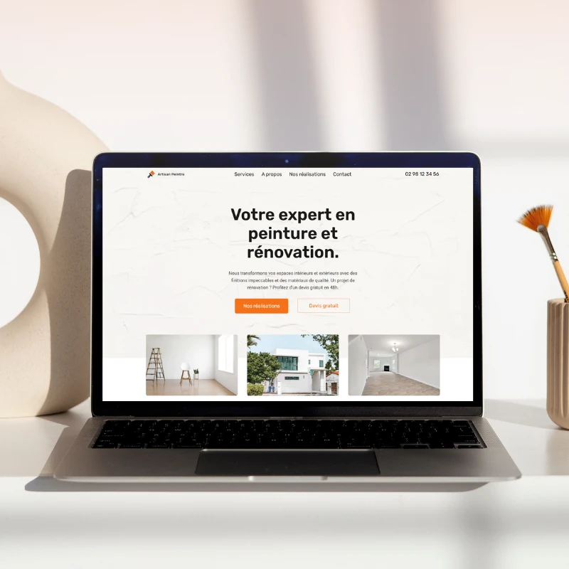 Site internet – Artisan peintre